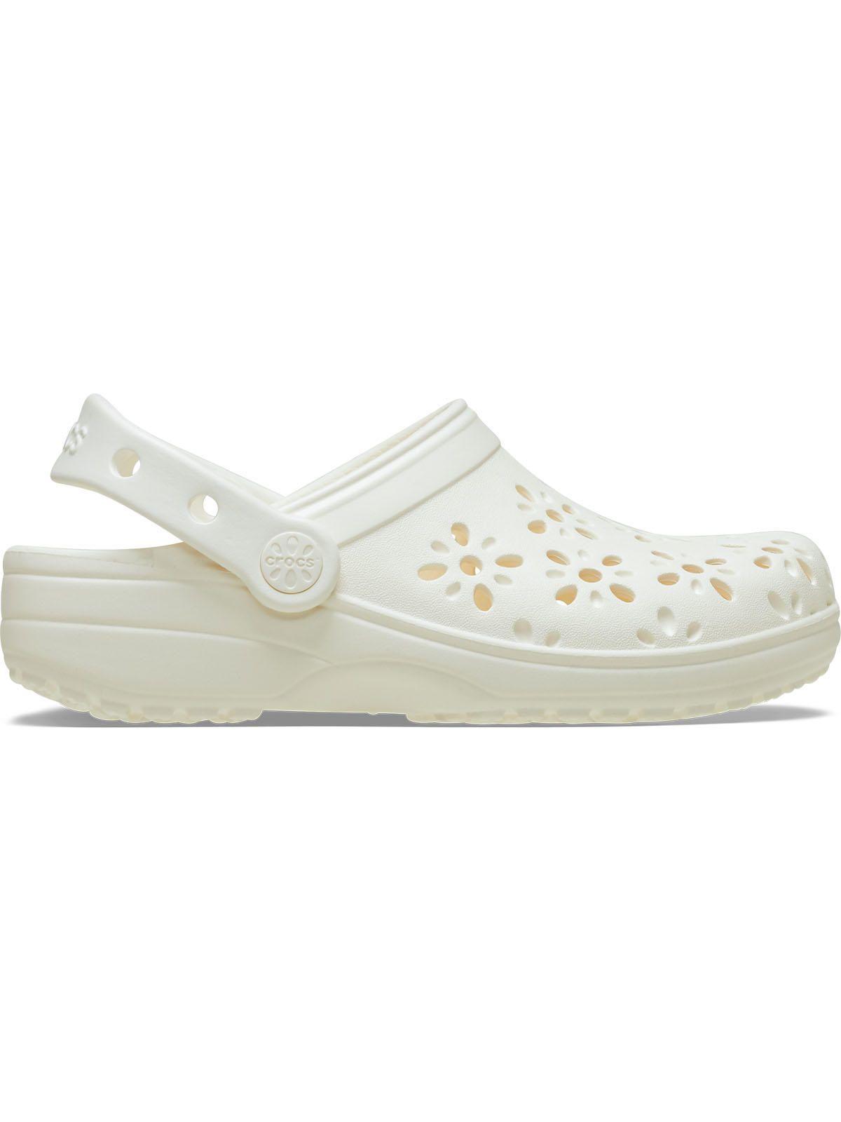 Zueco Crocs Niña Classic Clog Blanco-0