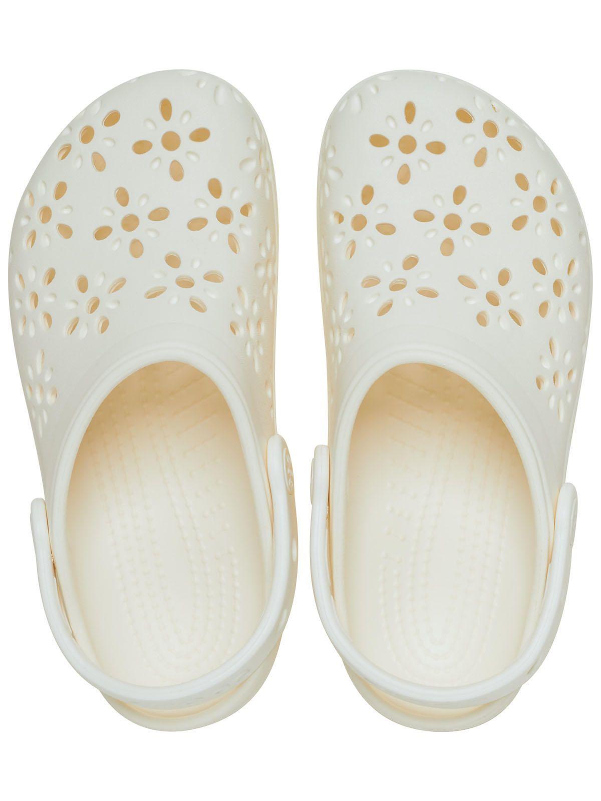 Zueco Crocs Niña Classic Clog Blanco-4