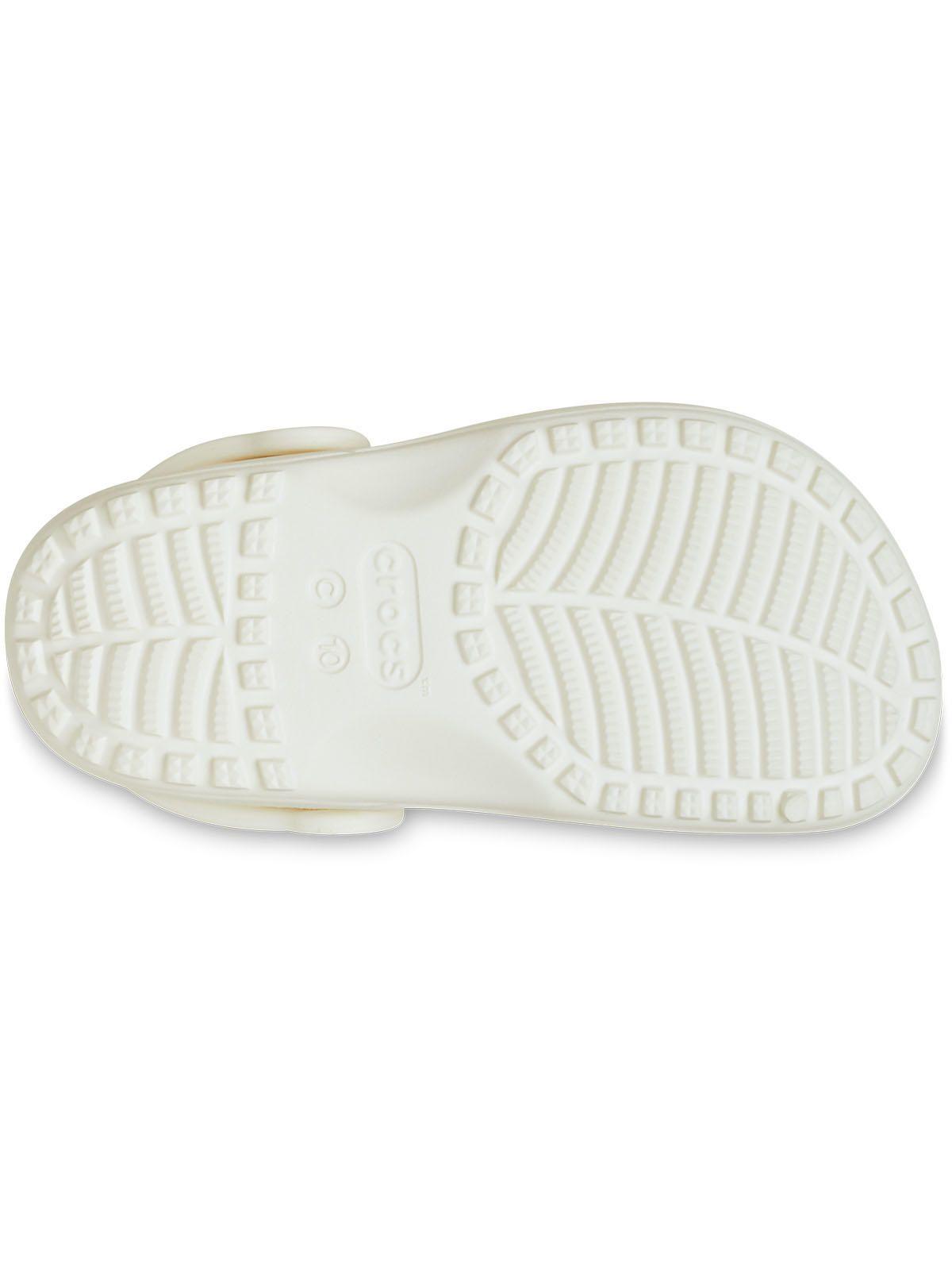 Zueco Crocs Niña Classic Clog Blanco-5