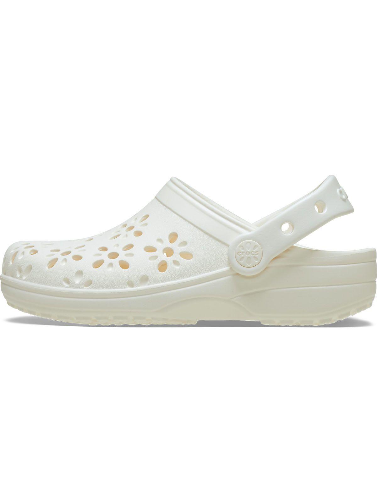 Zueco Crocs Niña Classic Clog Blanco-1