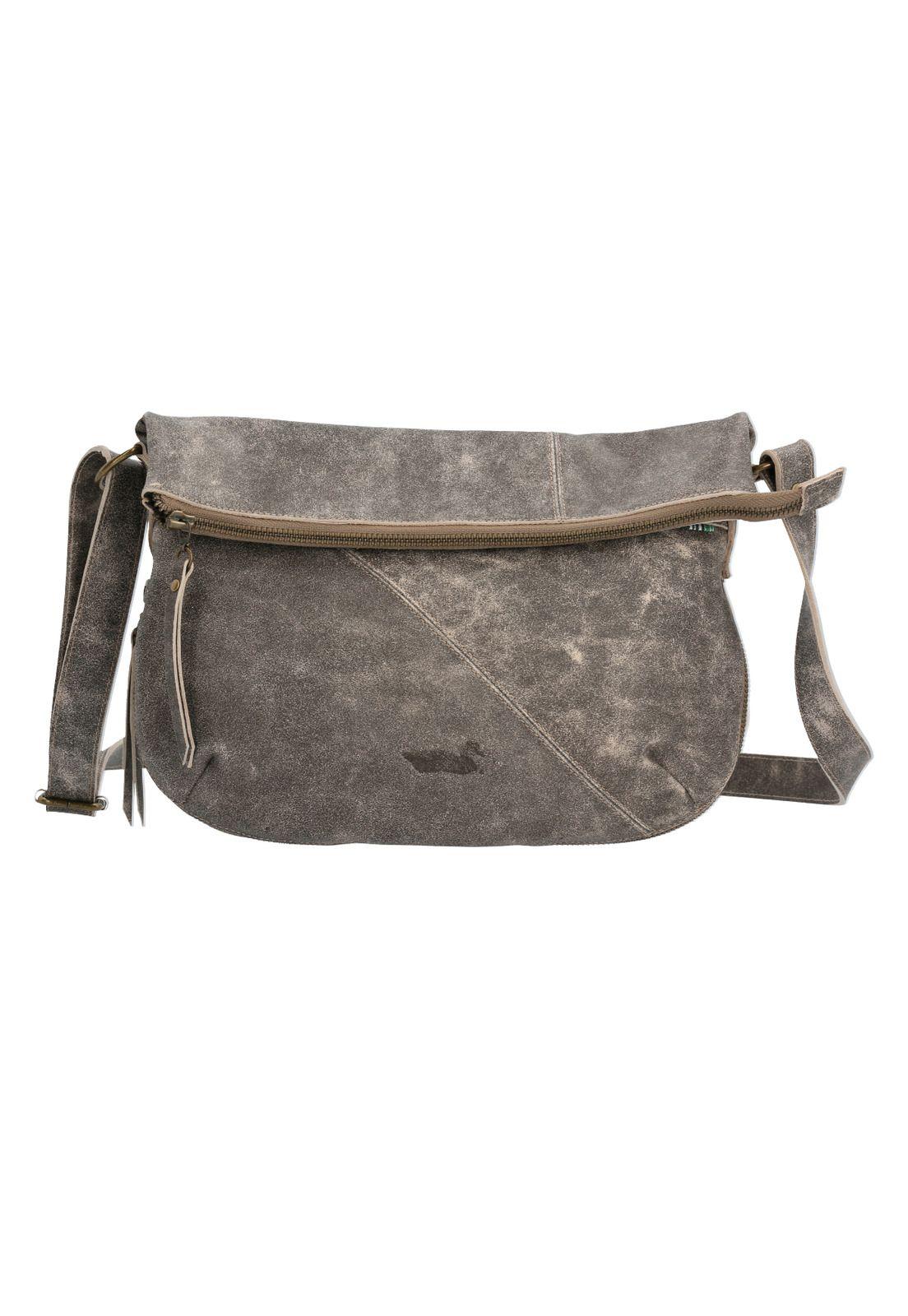 Cartera Cuero Gris Briggs Cross Mujer-0