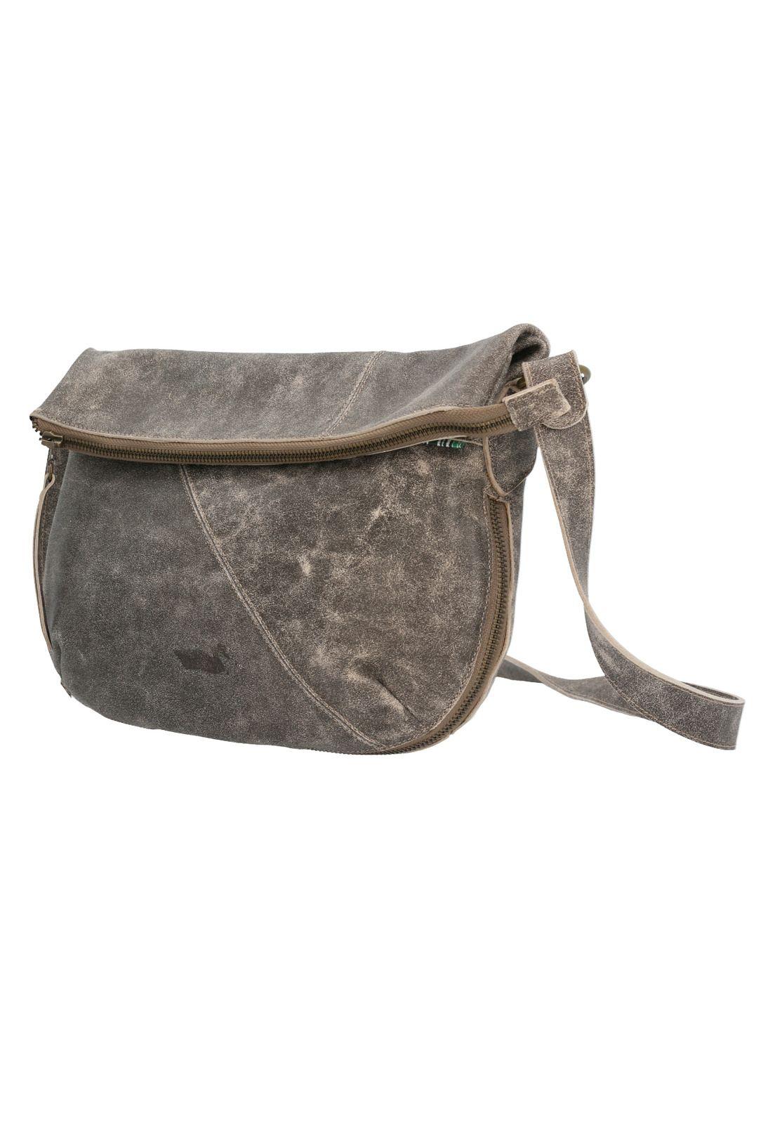 Cartera Cuero Gris Briggs Cross Mujer-1