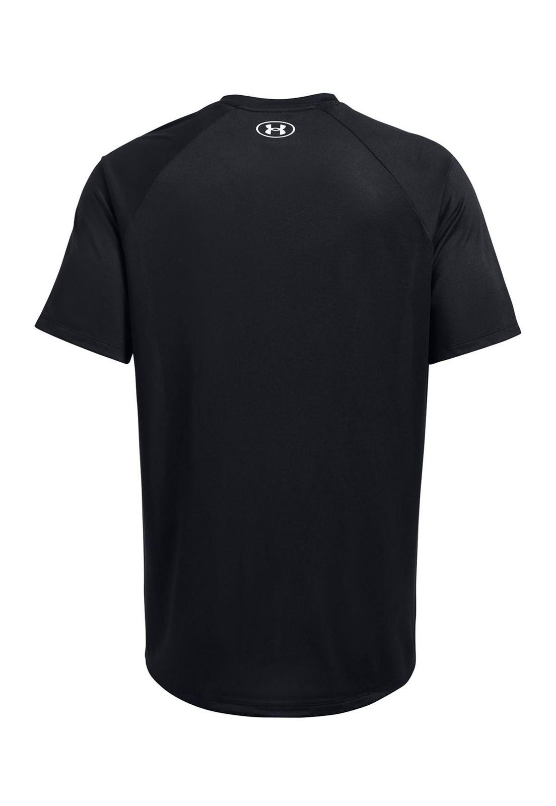 Polera manga corta Tech hombre Negro-1