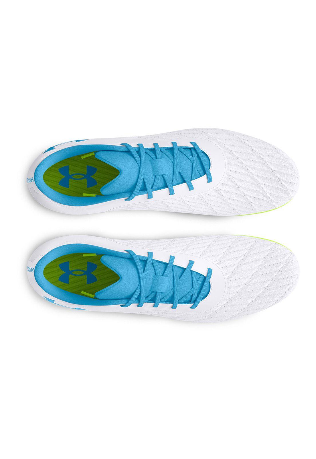 Zapato fútbol unisex Mag Selct 3 FG Blanco-4