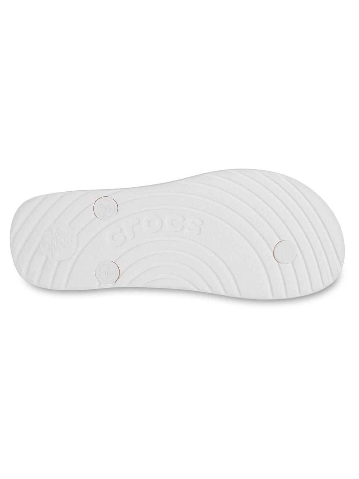 Sandalia Crocs Mujer Flip Blanco-5