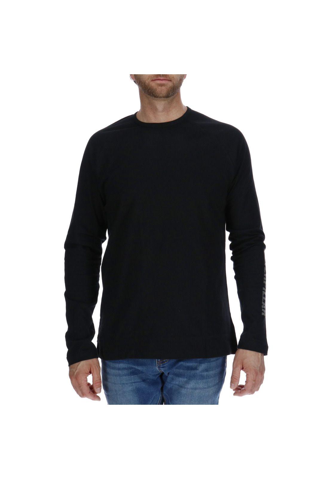Polera Ml Ls Logo Negro-0