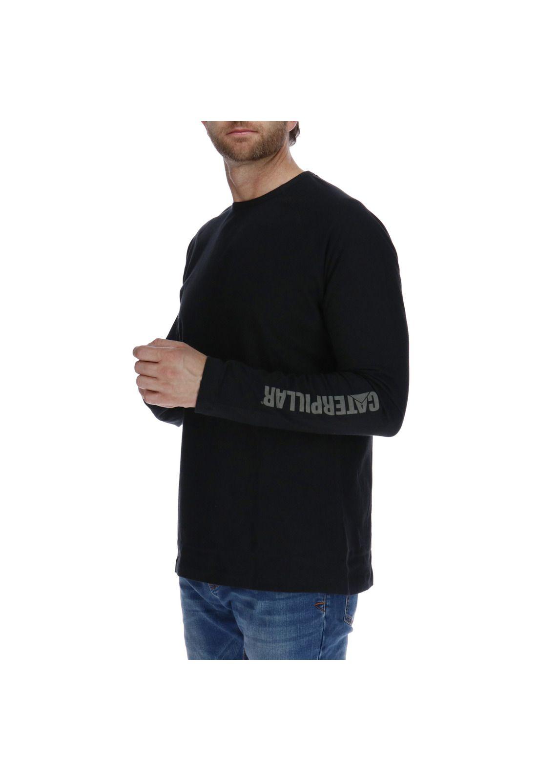 Polera Ml Ls Logo Negro-1