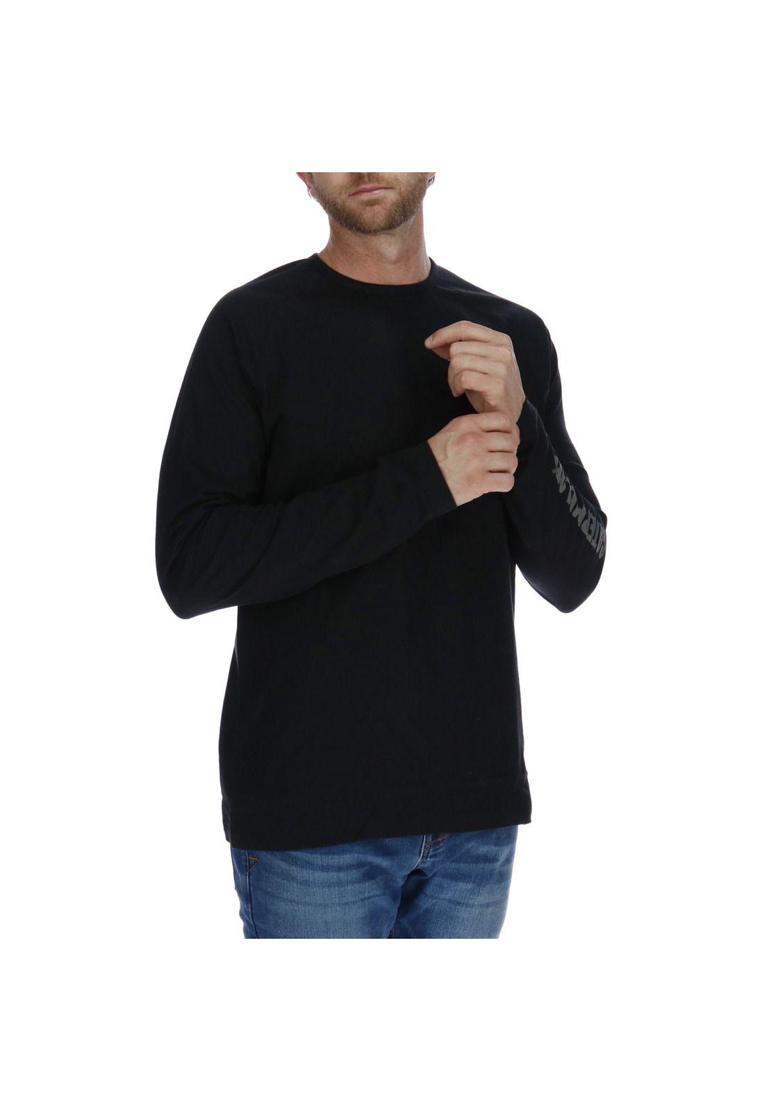 Polera Ml Ls Logo Negro-3