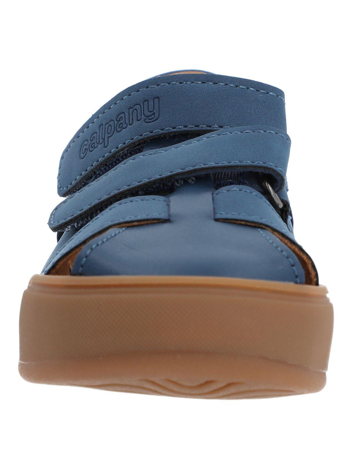Sandalia Cuero Ergonómica Niño Kentucky Azul-5