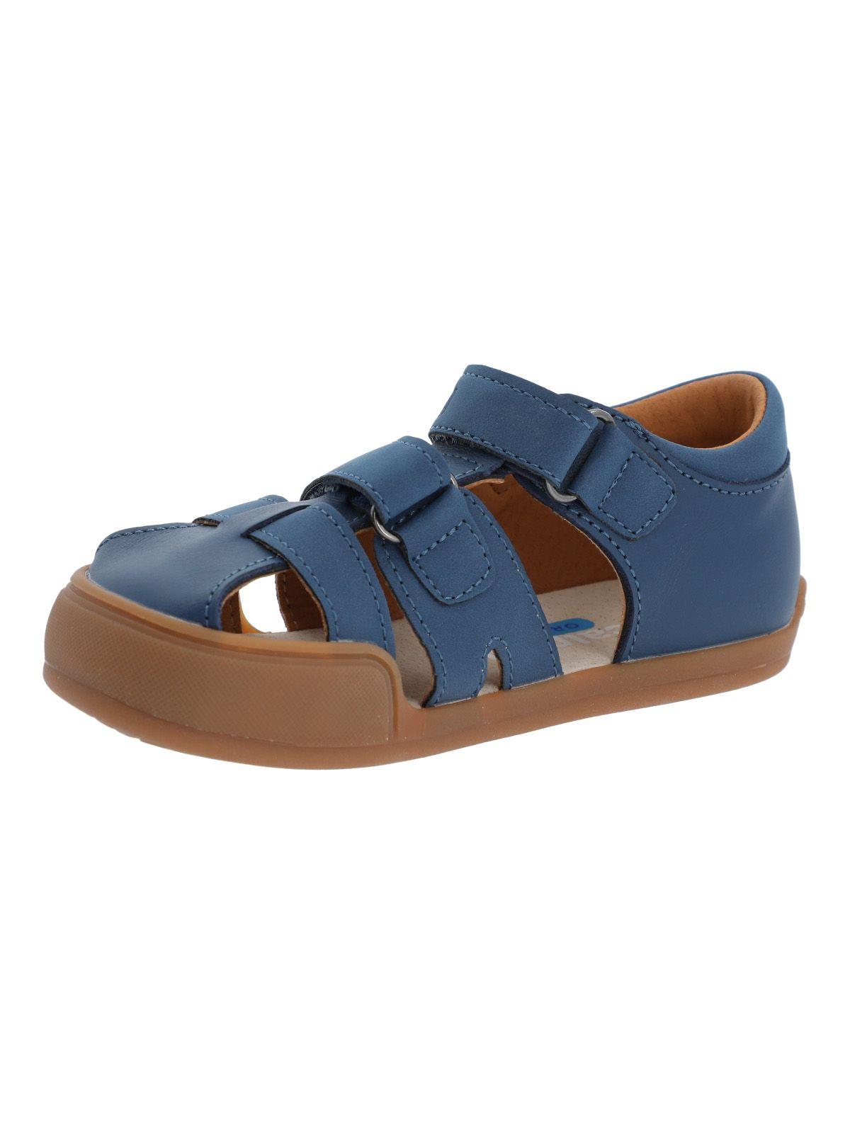 Sandalia Cuero Ergonómica Niño Kentucky Azul-6