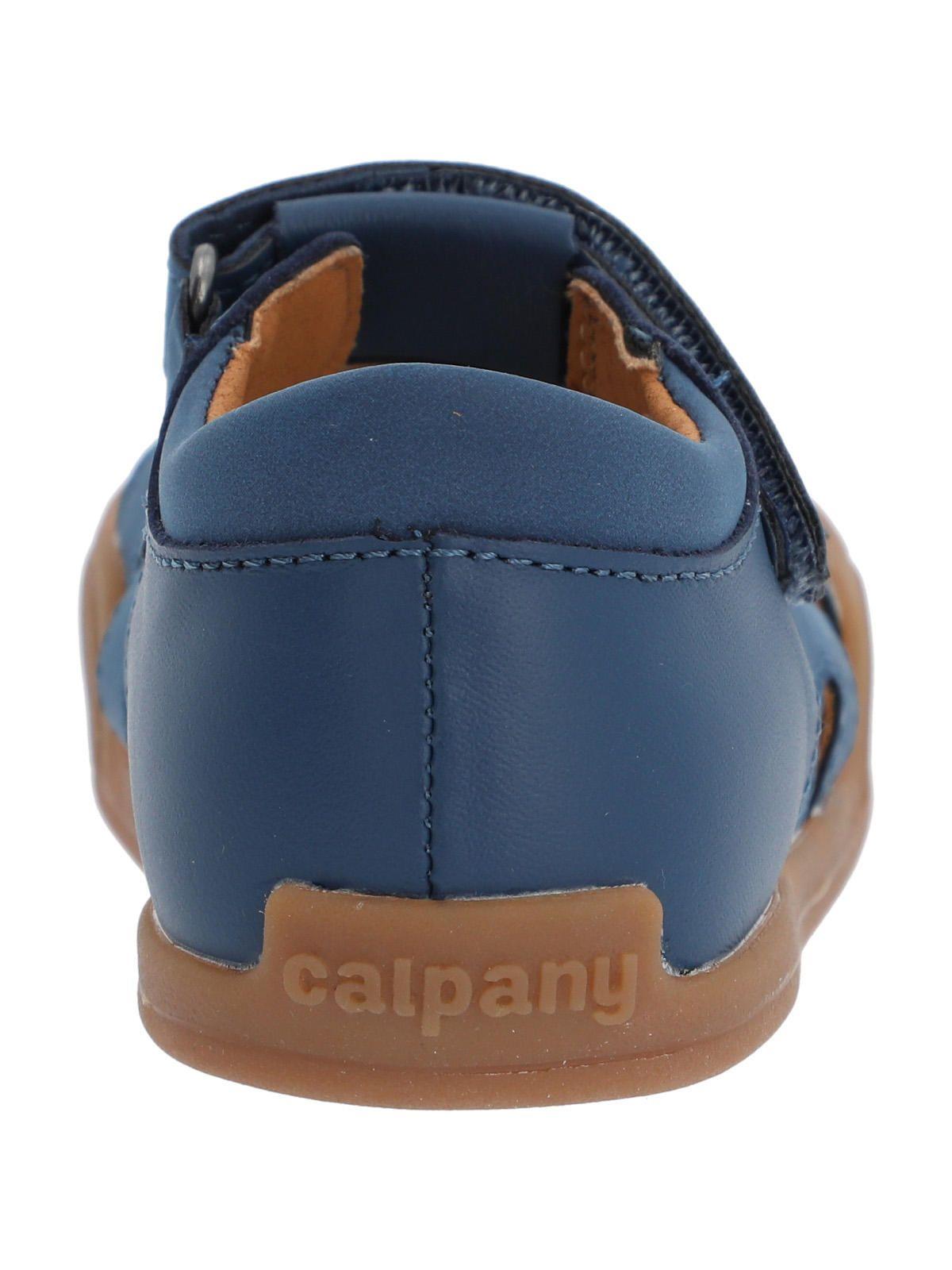 Sandalia Cuero Ergonómica Niño Kentucky Azul-8