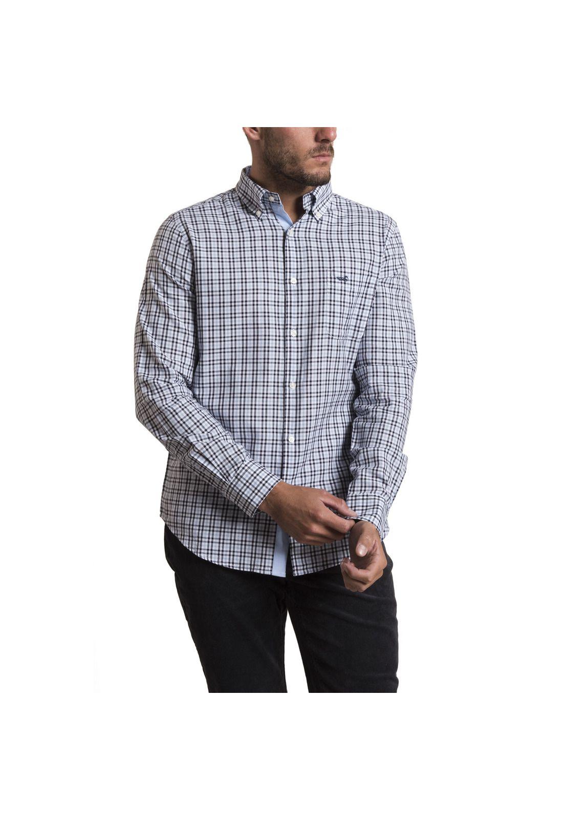 Camisa Oxford Rockford Azul-0