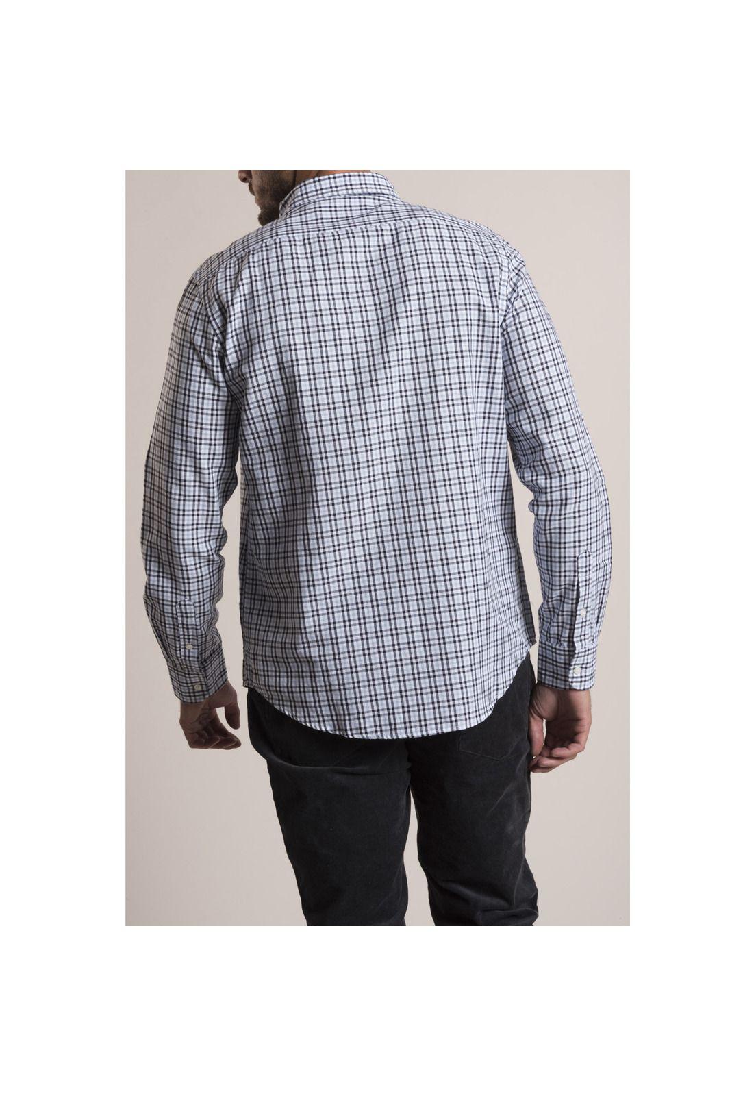 Camisa Oxford Rockford Azul-2