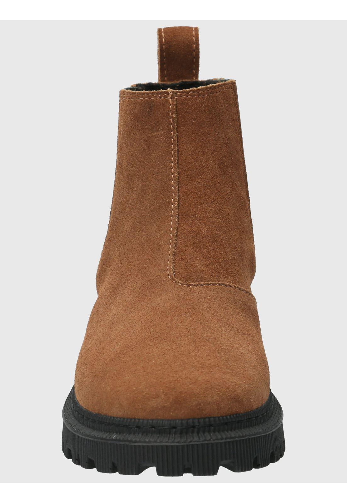 Botin Cuero Mujer Lacock Café-3