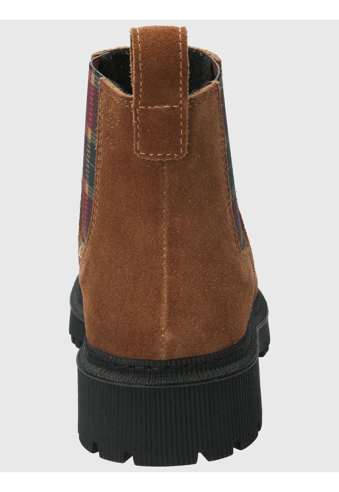 Botin Cuero Mujer Lacock Café-6