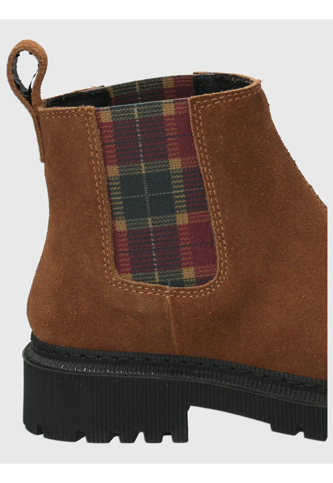 Botin Cuero Mujer Lacock Café-7