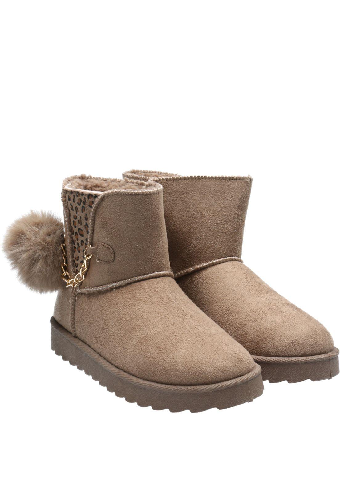 Botín Niña Padma Beige-0