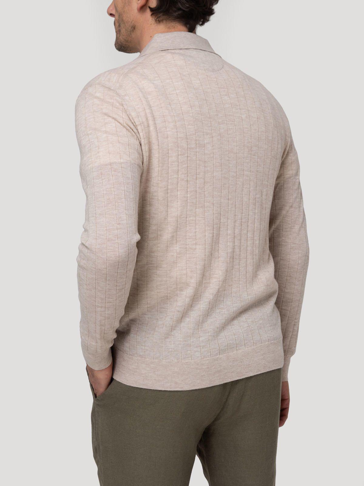 Sweater Lana Merino Hombre Rocco Beige-5