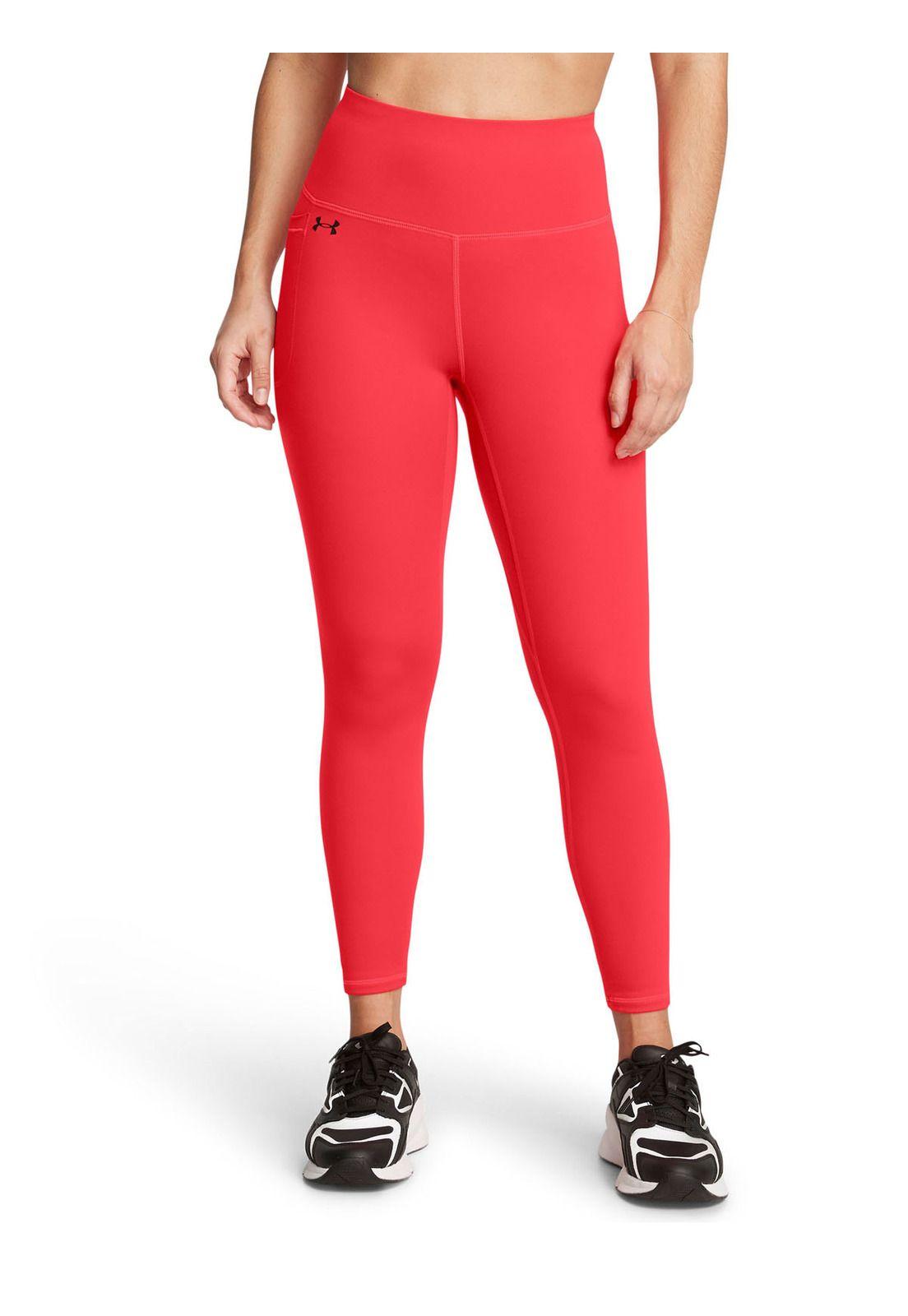 Leggings UA Motion para mujer Rojo-3