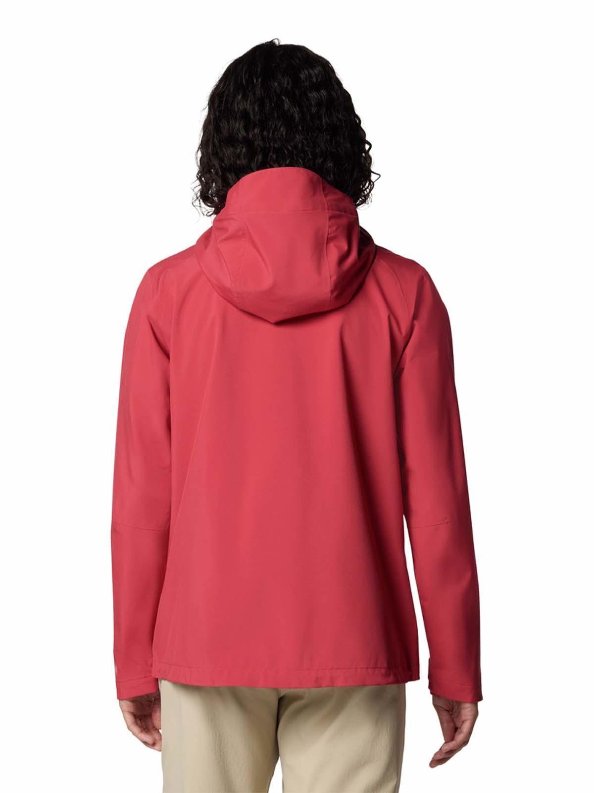 Cortaviento imprm Mujer Earth Explorer II Rojo-7