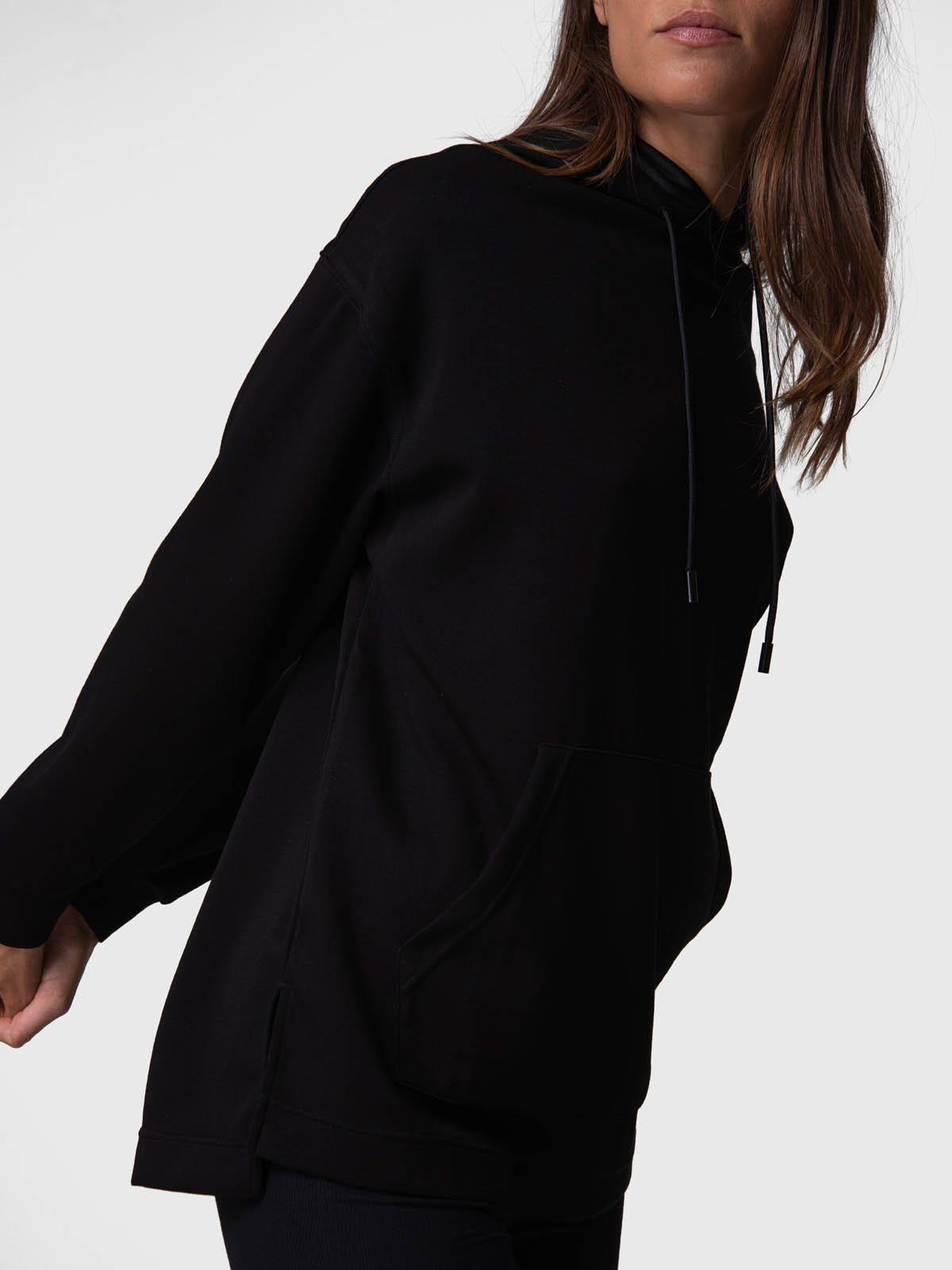 Poleron Mujer Hoodie Mara Rec Negro-3