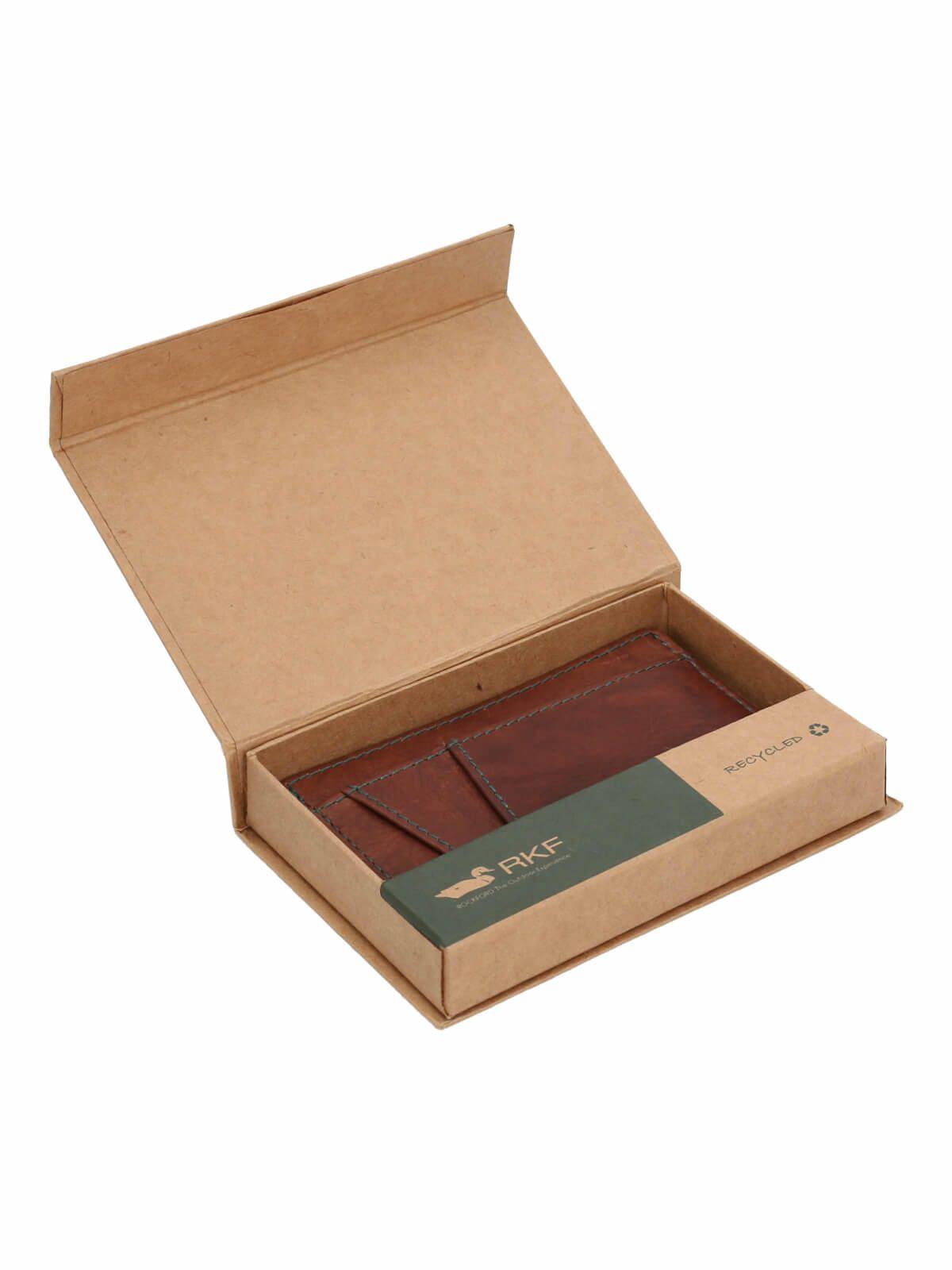 Tarjetero Cuero Unisex Aq Sea Cardhold Café-2