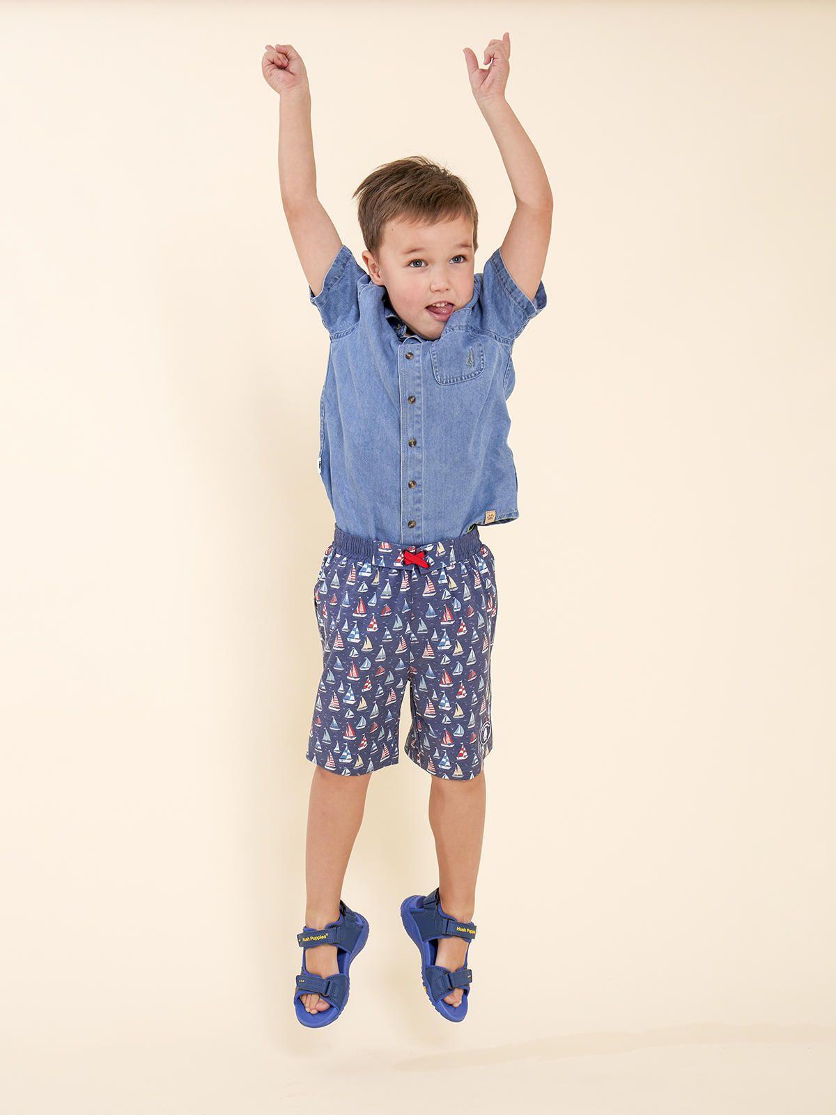 Sandalia Azul Niño Andado  (30-34)-3