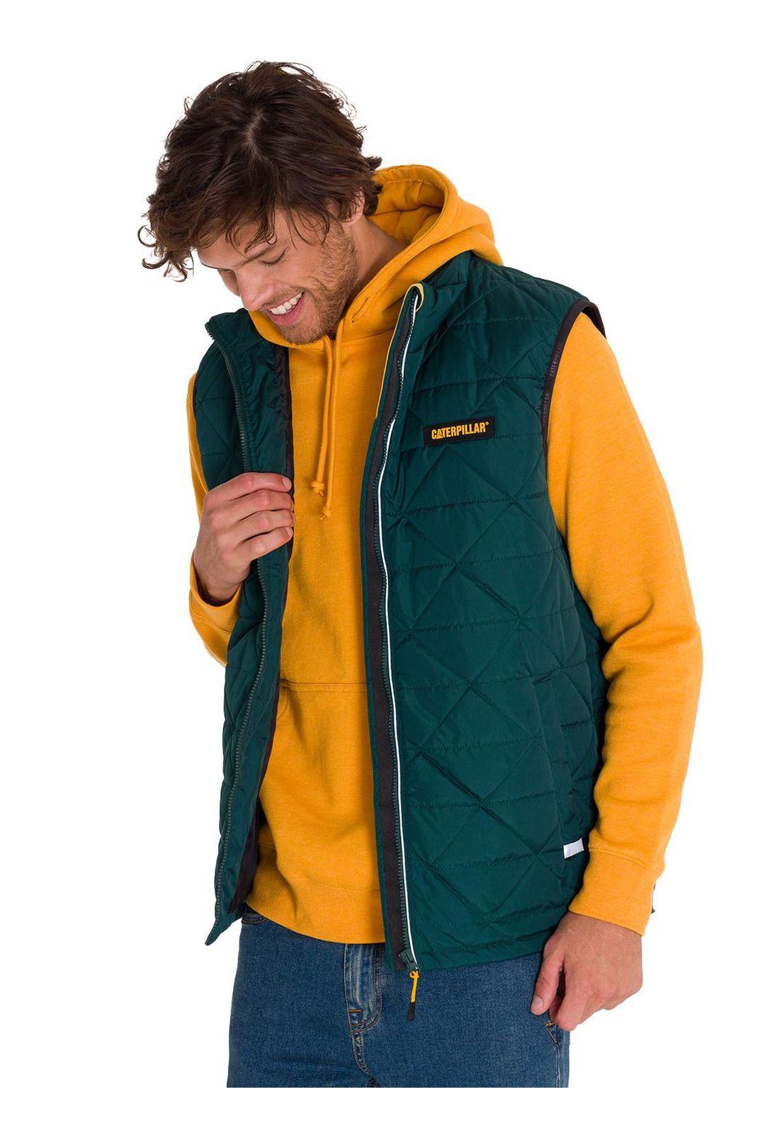 Parka Mediumweight Insulated Hombre Verde Petróleo Cat-1