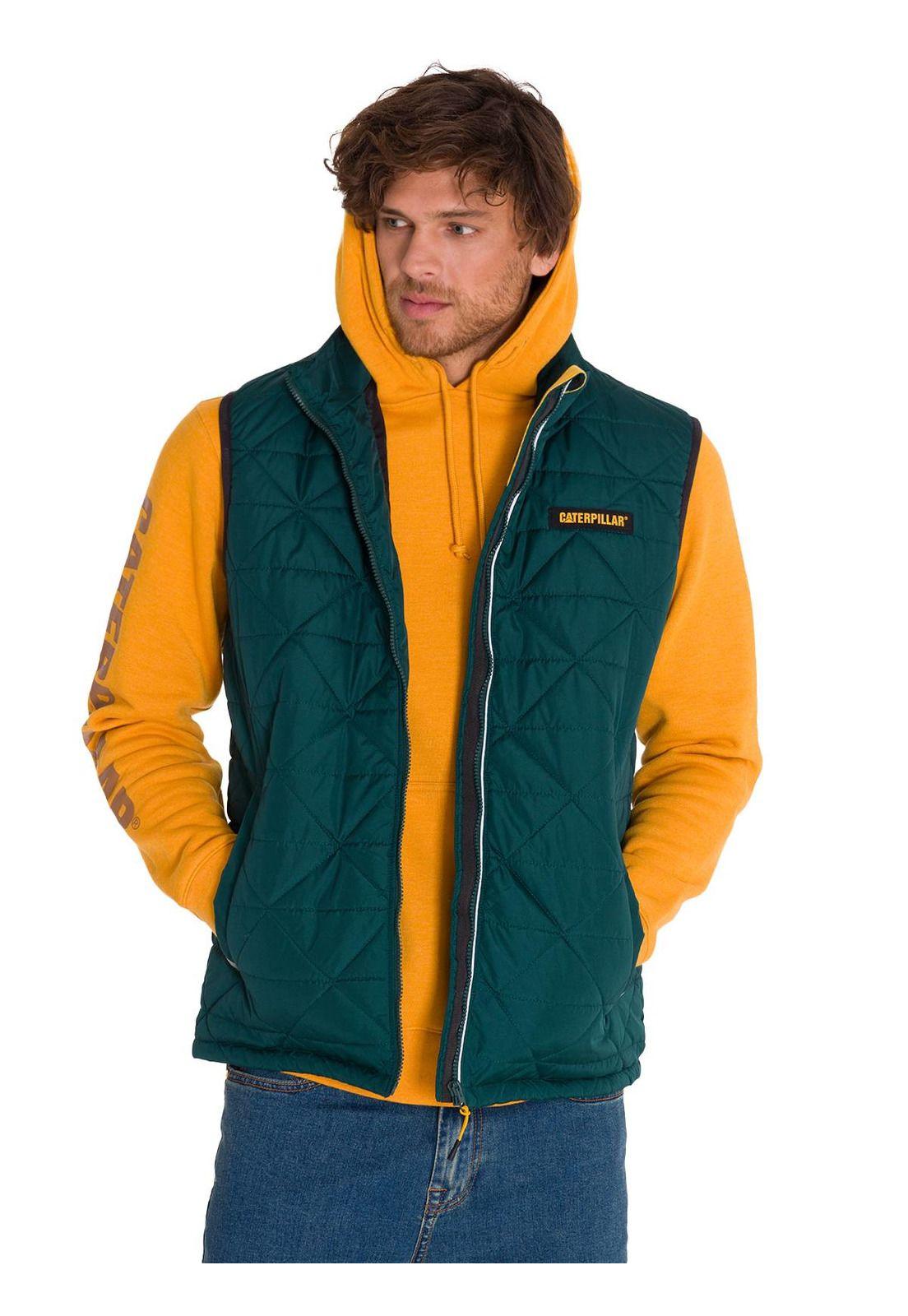 Parka Mediumweight Insulated Hombre Verde Petróleo Cat-3