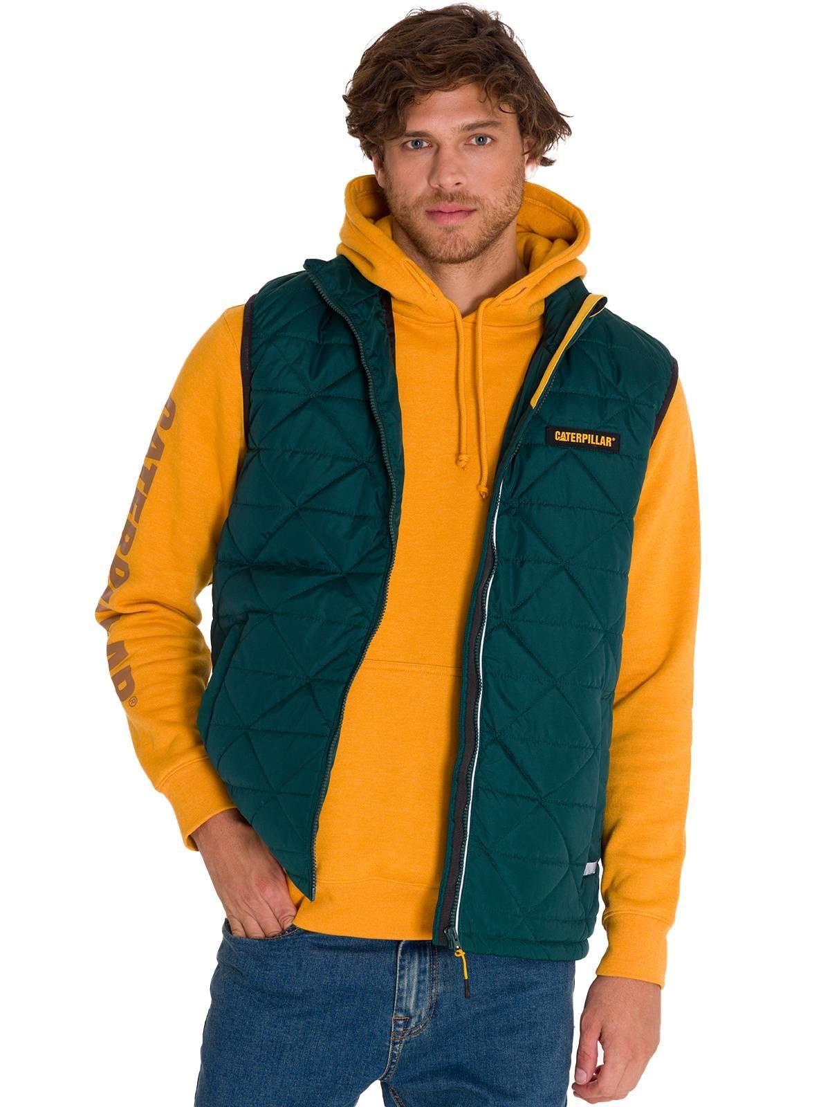 Parka Mediumweight Insulated Hombre Verde Petróleo Cat-0