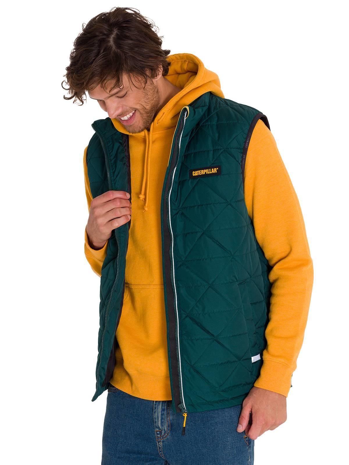 Parka Mediumweight Insulated Hombre Verde Petróleo Cat-1