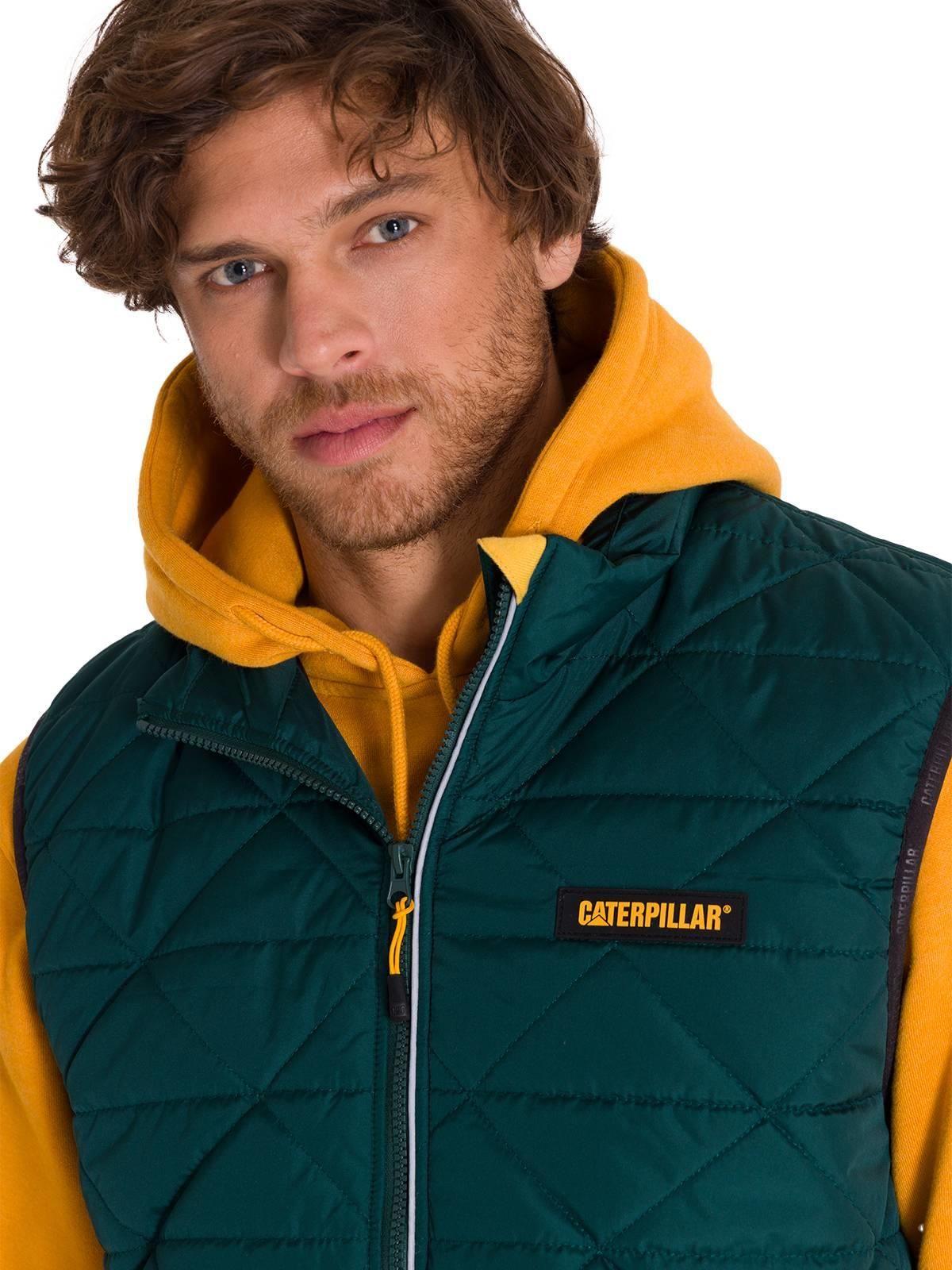 Parka Mediumweight Insulated Hombre Verde Petróleo Cat-5