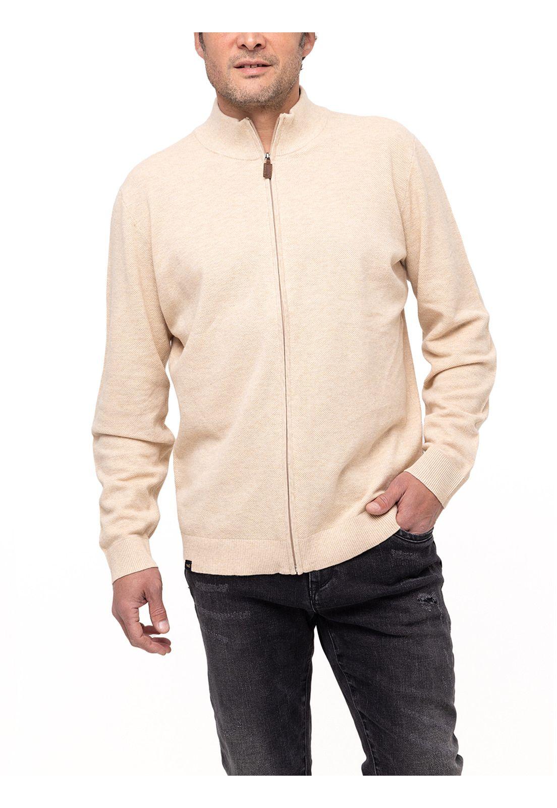 Sweater AlgodónOrgánic Bilbaofull Beige Hombre-4