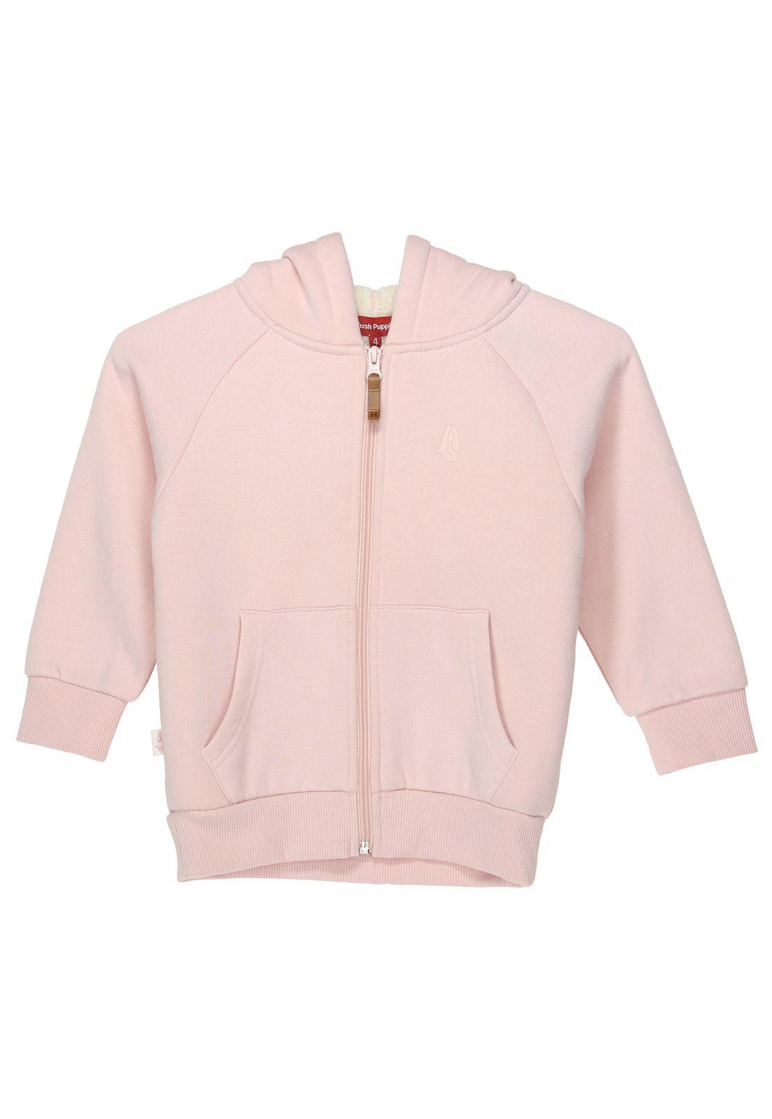 Polerón Niña Sherpa Rosado-3