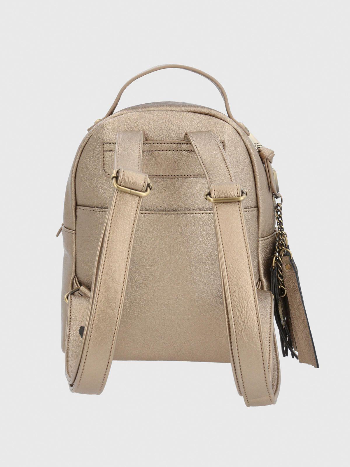 Mochila Mujer Metal Back Metalizado-2