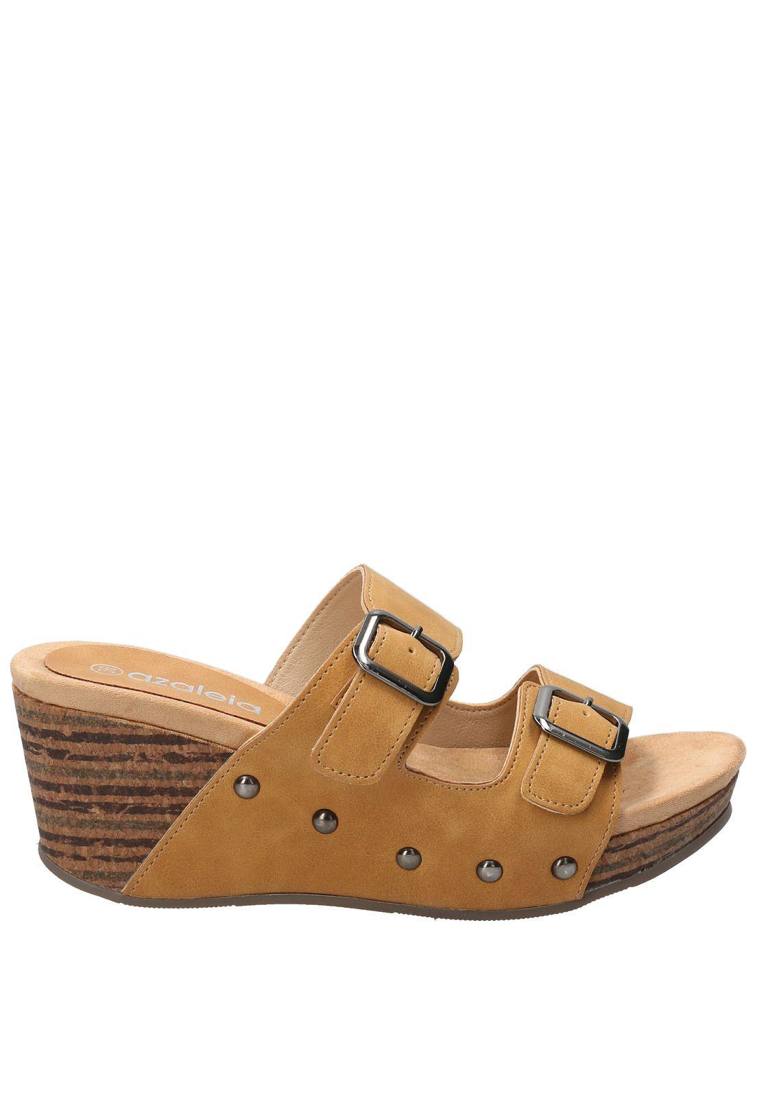 Sandalia Gemina Camel Mujer-2