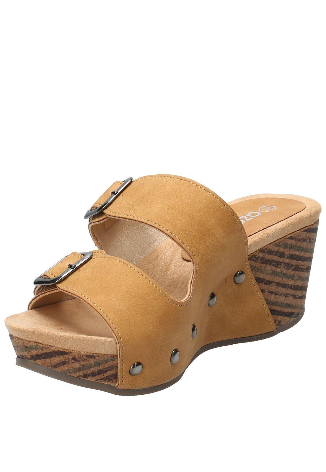 Sandalia Gemina Camel Mujer-4