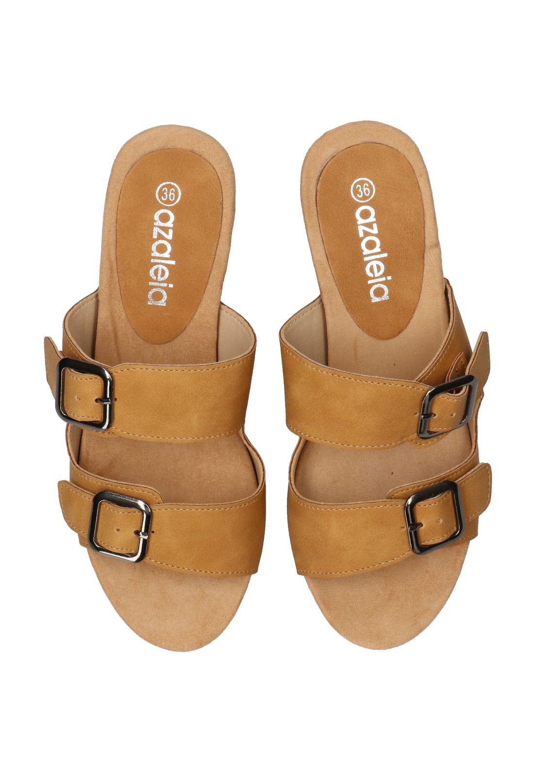 Sandalia Gemina Camel Mujer-7
