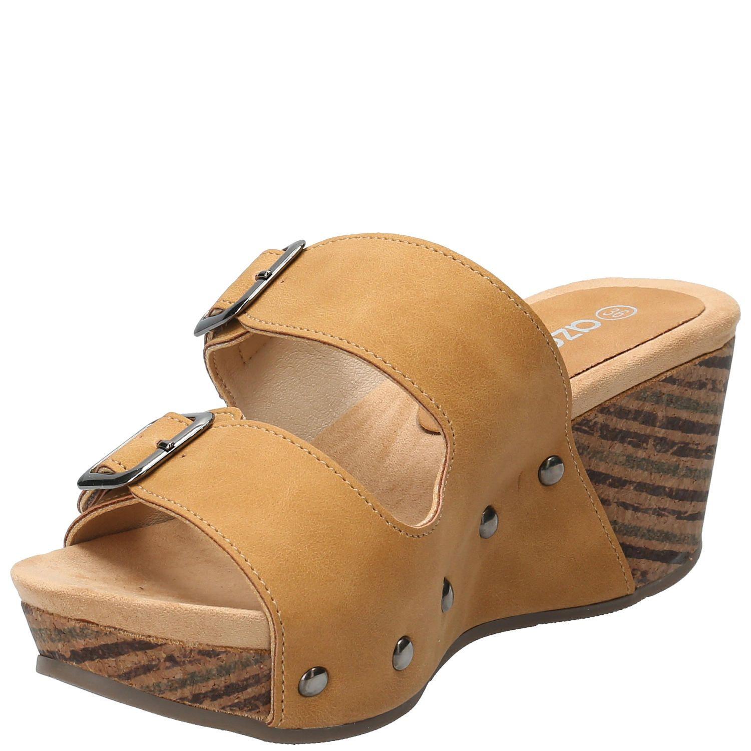 Sandalia Gemina Camel Mujer-4