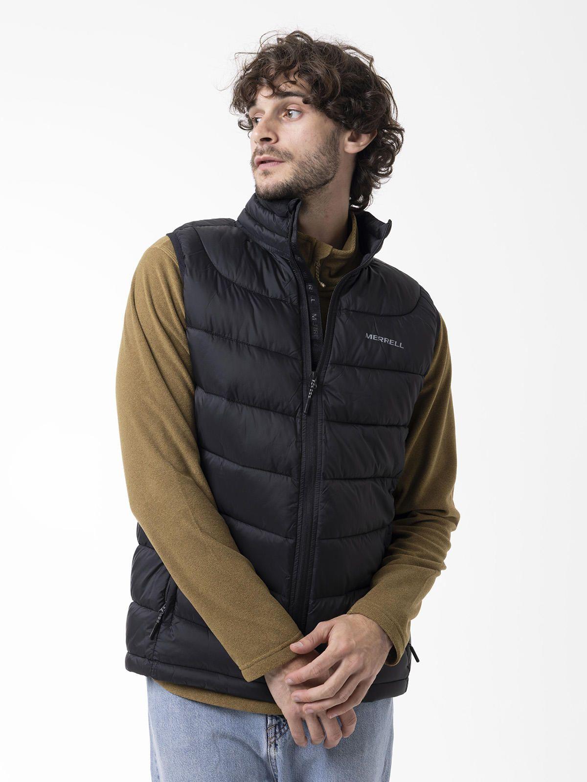 Parka Sin Mangas Hombre Core Quilted Vest Negro-3