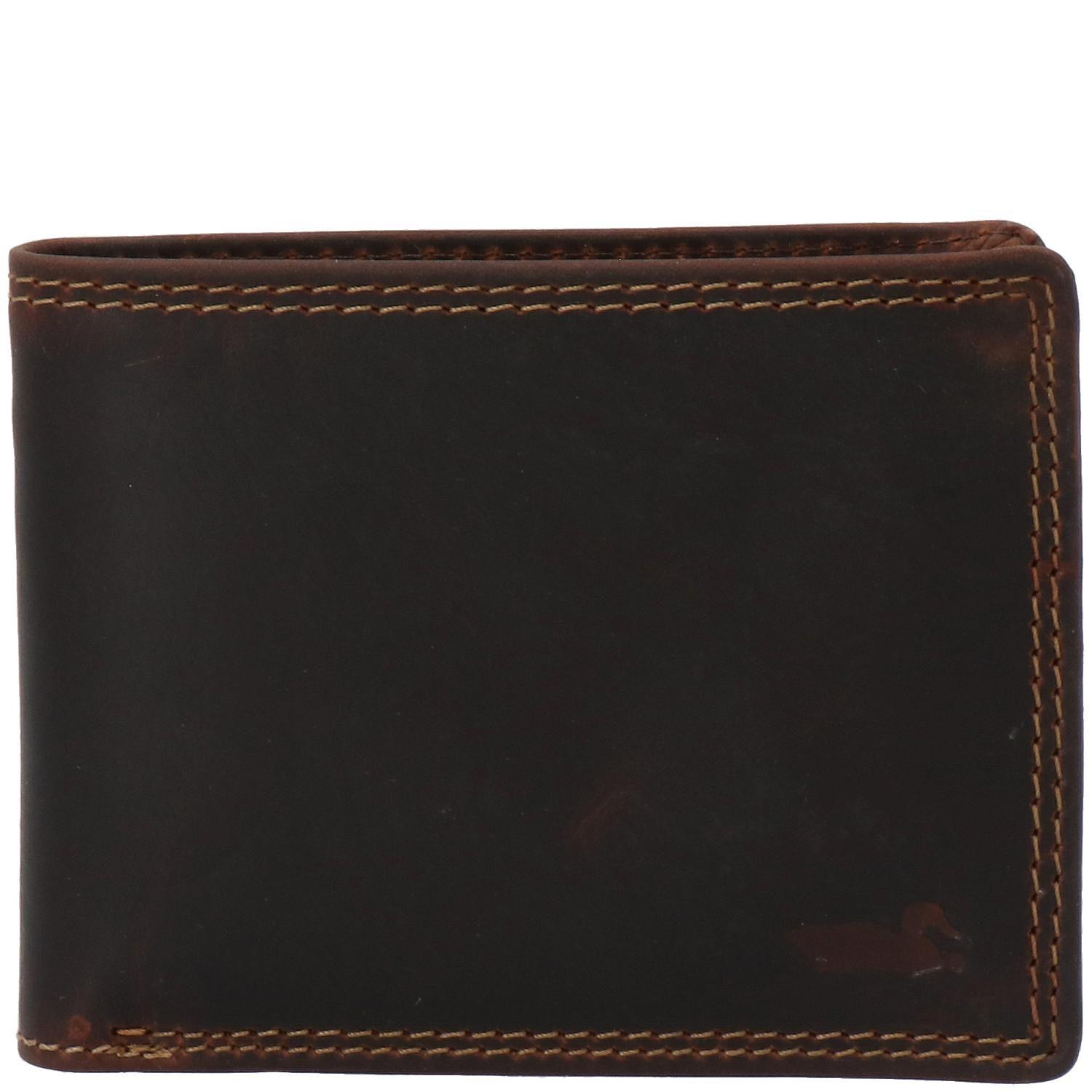 Billetera Cuero Hombre Whtc 8B Purse Café-0