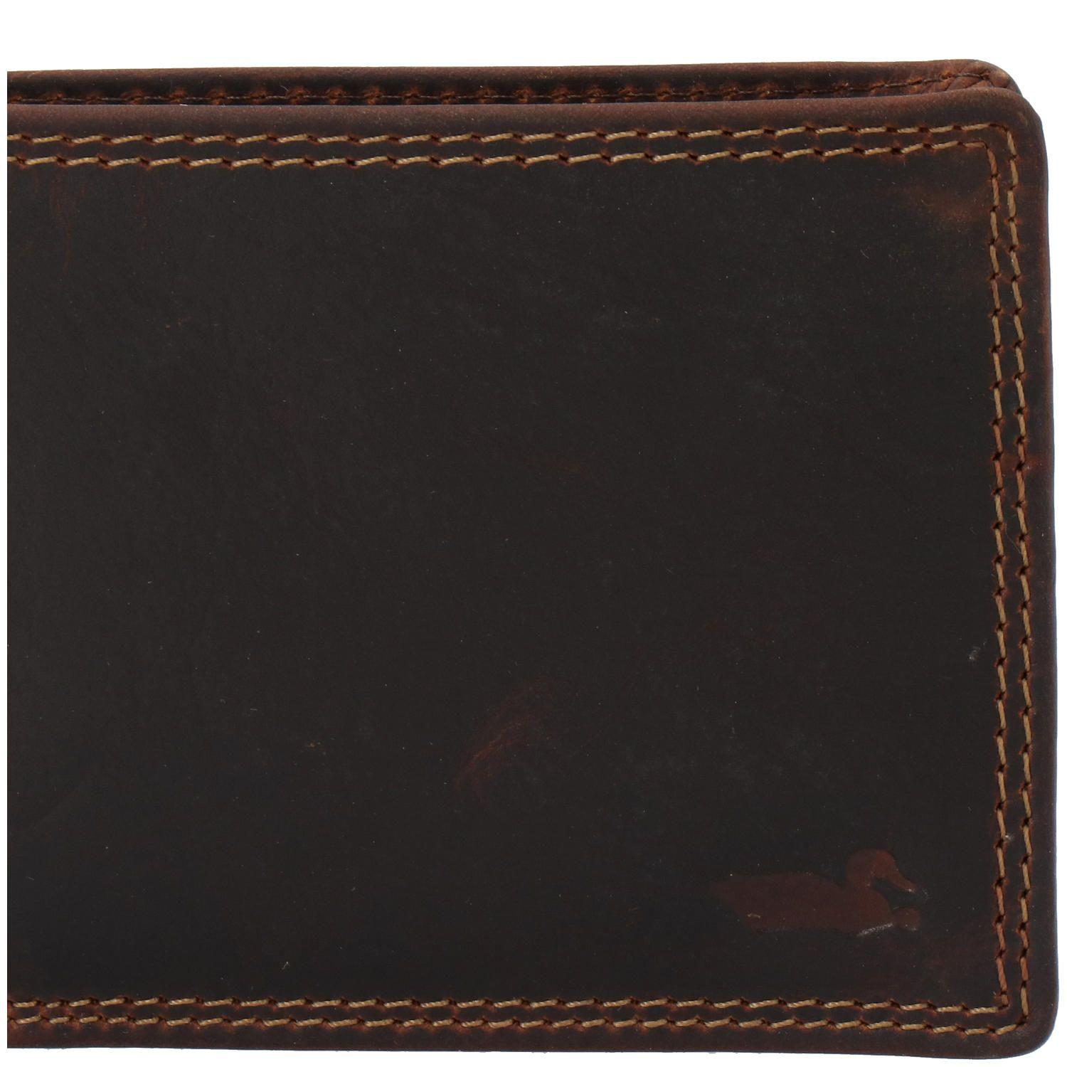 Billetera Cuero Hombre Whtc 8B Purse Café-4