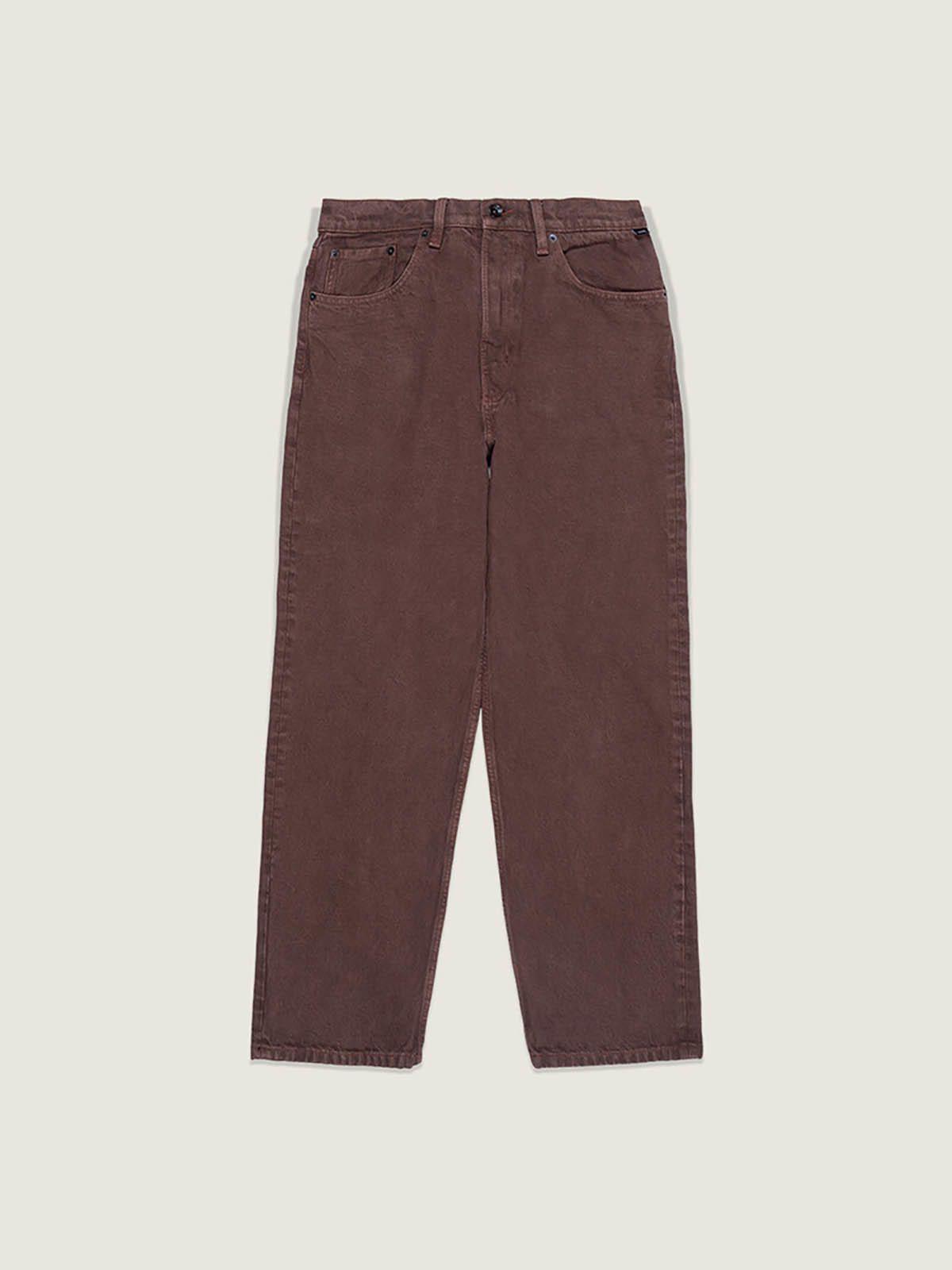 Pantalon Hombre Check-5 Loose Denim  Café-0