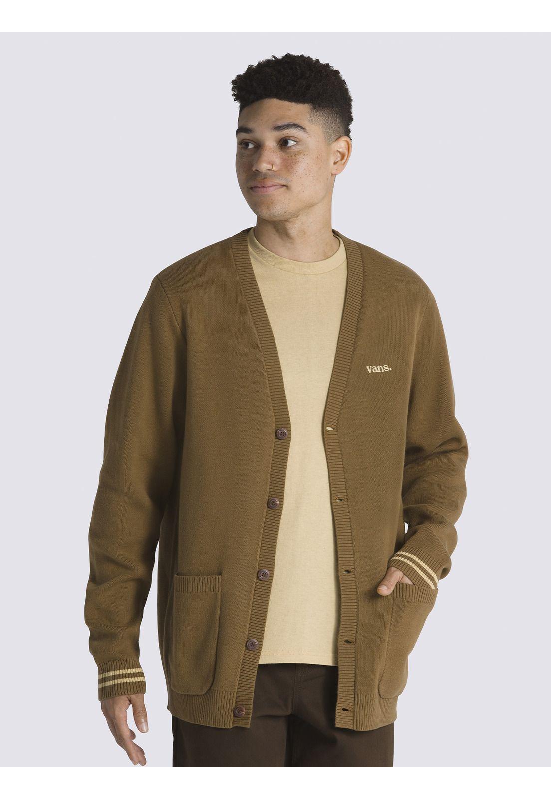 Cardigan Hombre Halecrest Café-0