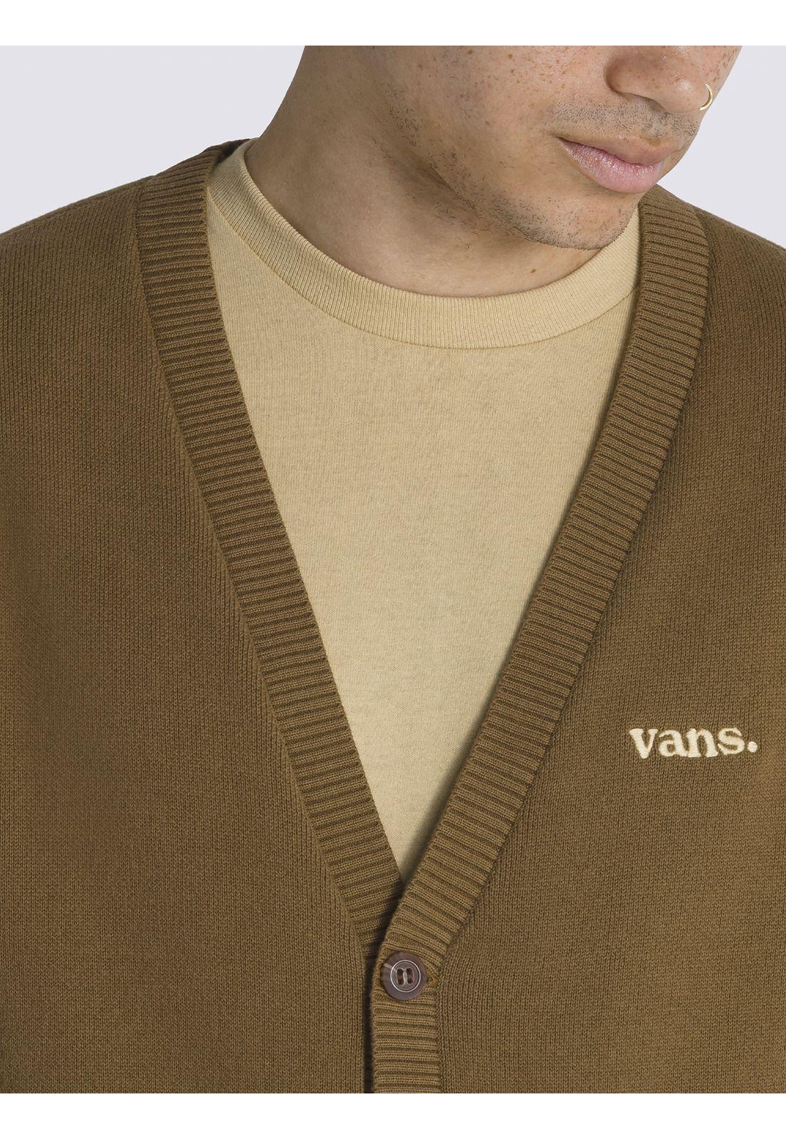 Cardigan Hombre Halecrest Café-4