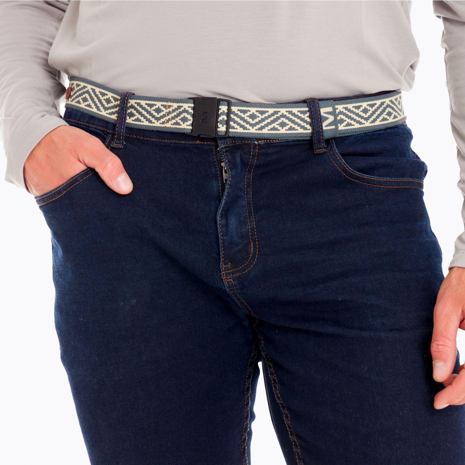 Cinturón Unisex Hudson Multicolor Azul Acero-0