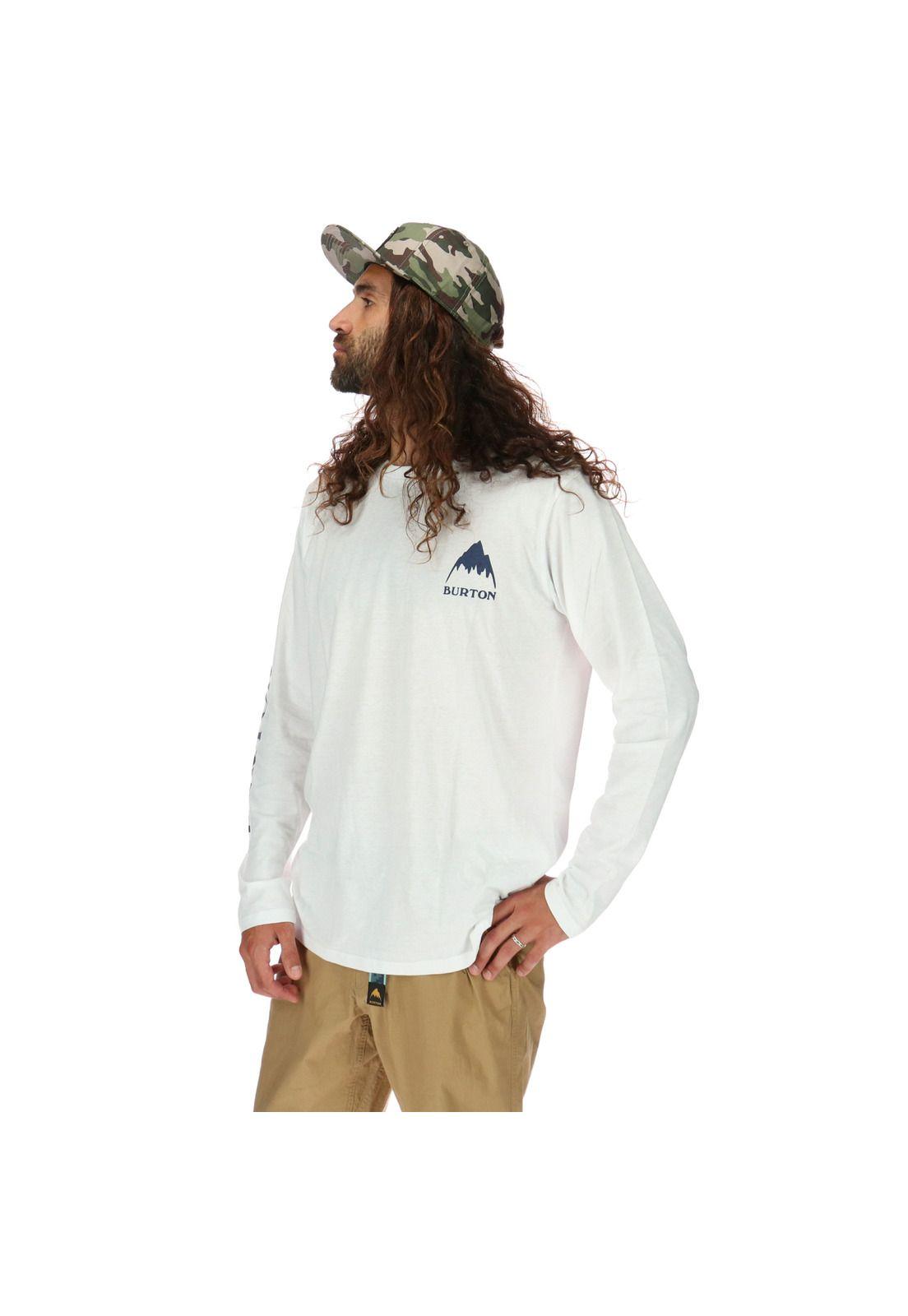 Polera M/L Hombre Blanca Burton-1