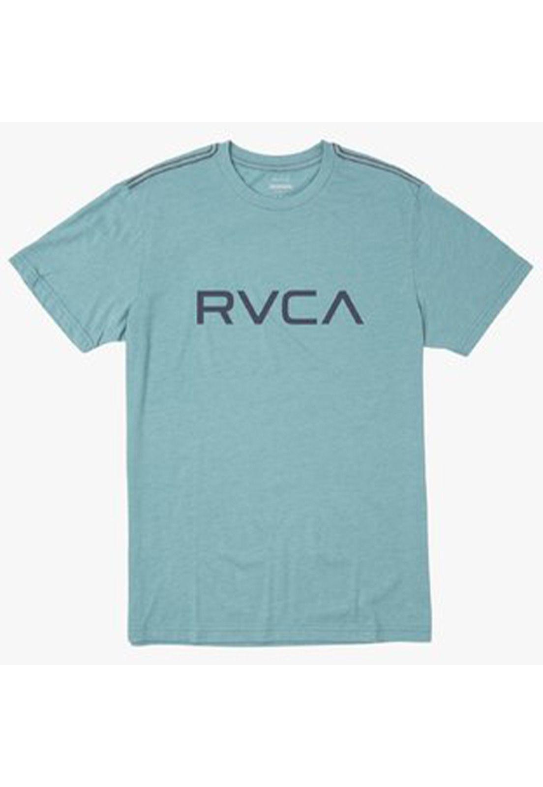 Polera Manga Corta Hombre Big Rvca Ss Azul-0