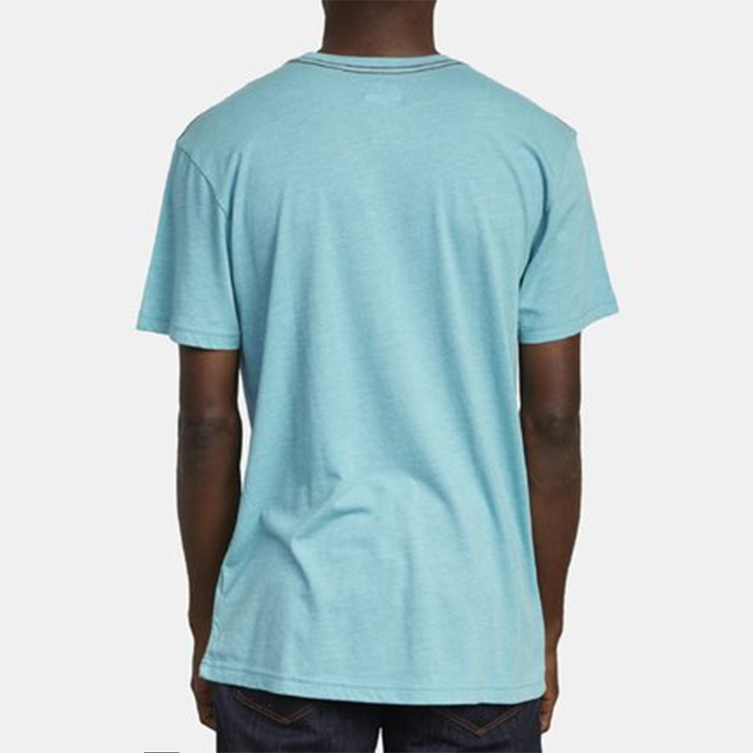 Polera Manga Corta Hombre Big Rvca Ss Azul-4