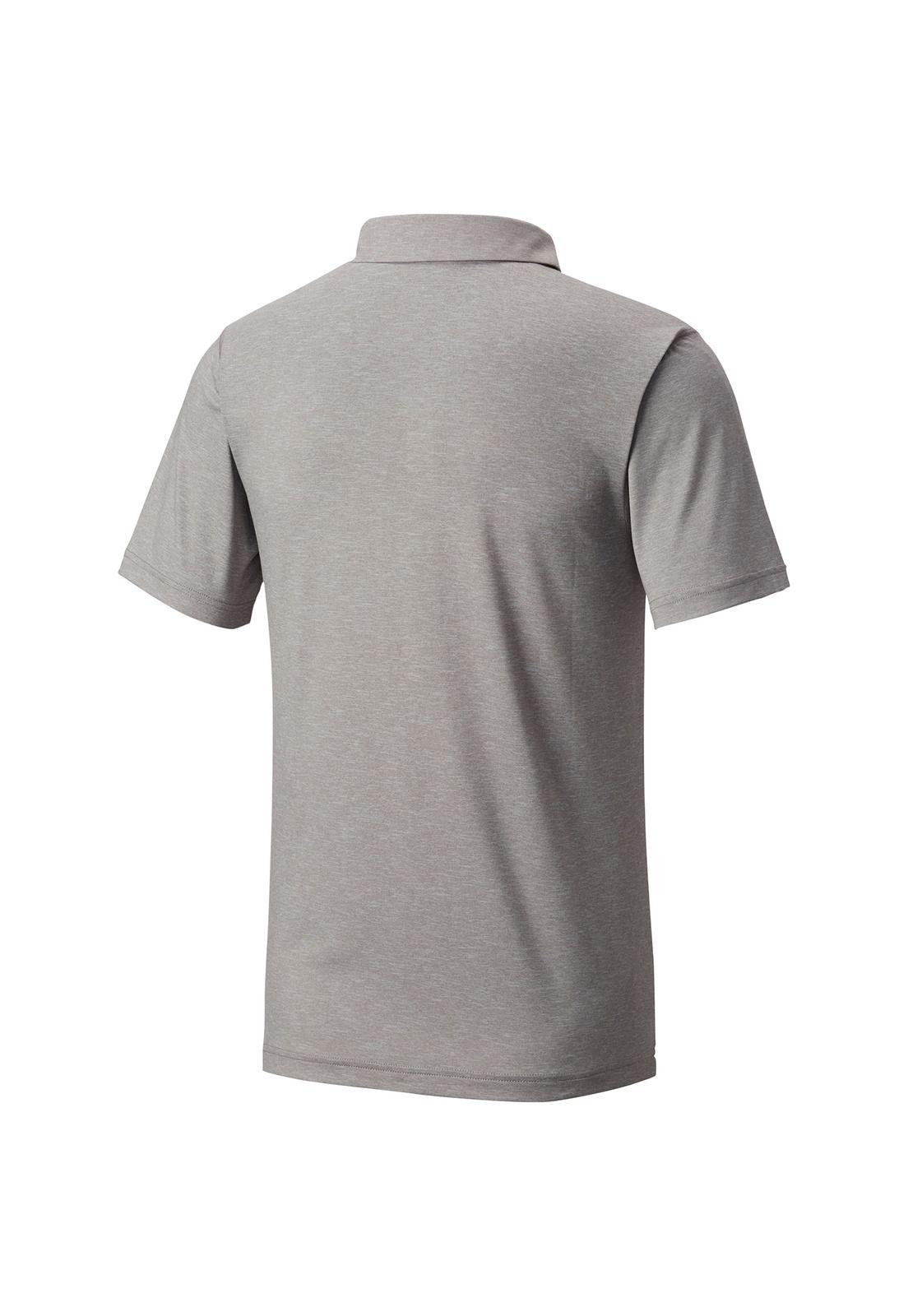 Polera M/C Tech Trail Polo Gris-1
